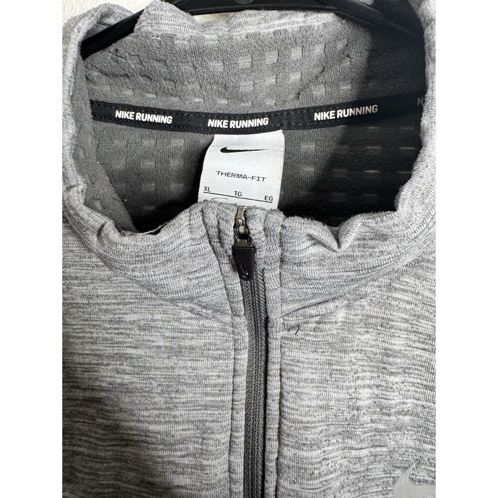 Nike Running Therma-Fit Half Zip Pullover Gray Long Sleeve Men’s XL - Picture 8 of 14